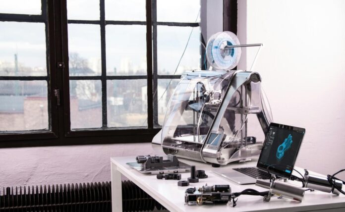 black and silver electronic devices on white table